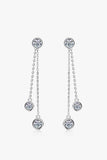 2.6 Carat Moissanite 925 Sterling Silver Earrings - Trendsi - Flyclothing LLC