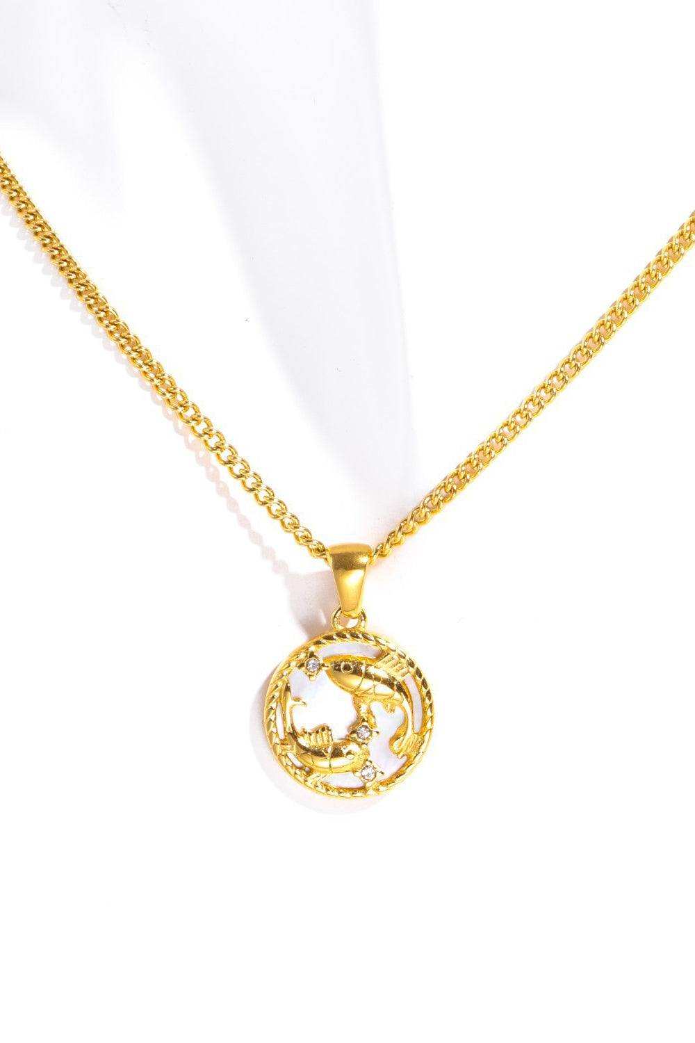 Constellation Pendant Stainless Steel Necklace - Trendsi - Flyclothing LLC