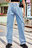 Loose Fit Long Pants with Pockets - Trendsi - Flyclothing LLC