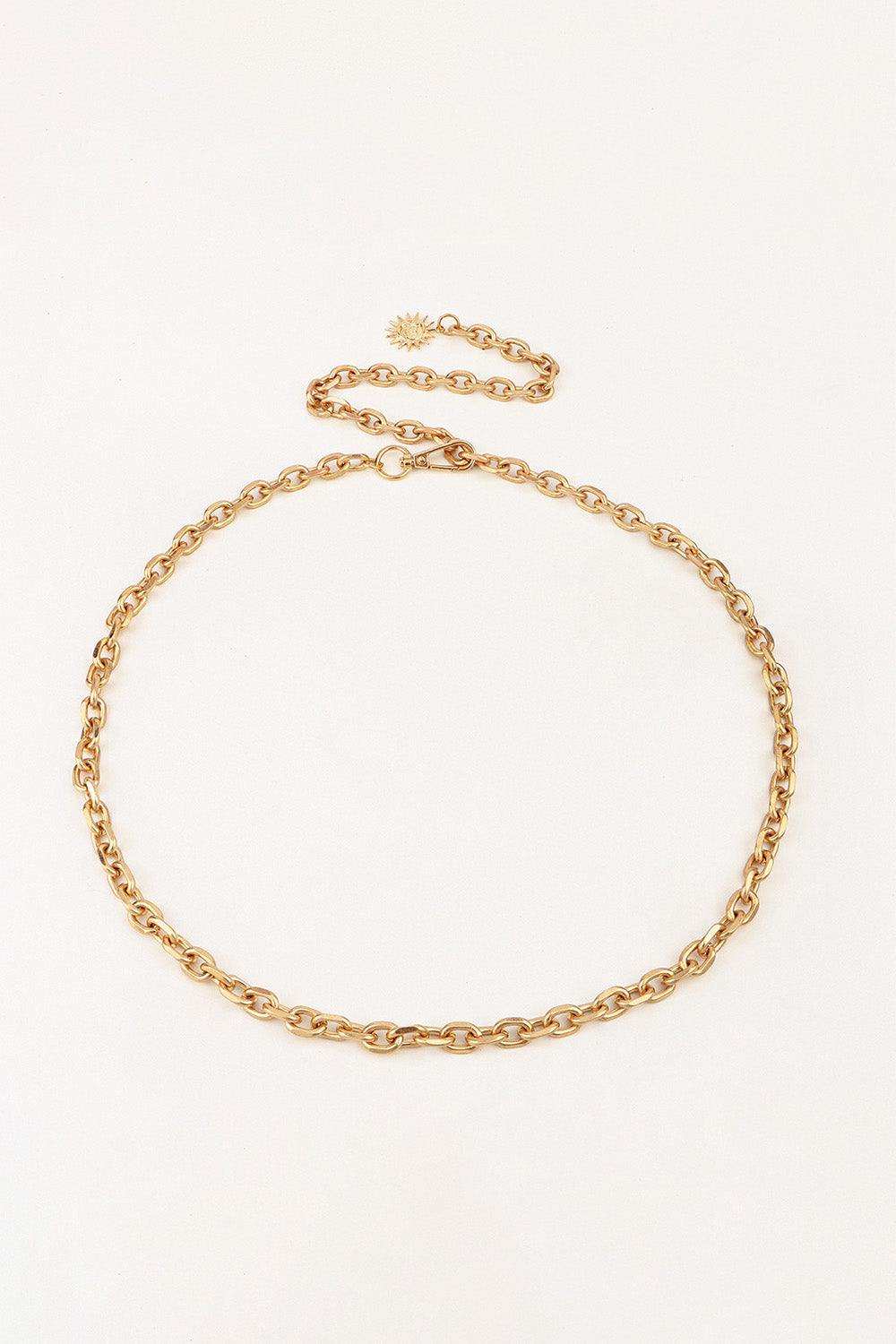 Sun Iron Chain Belt - Trendsi - Flyclothing LLC