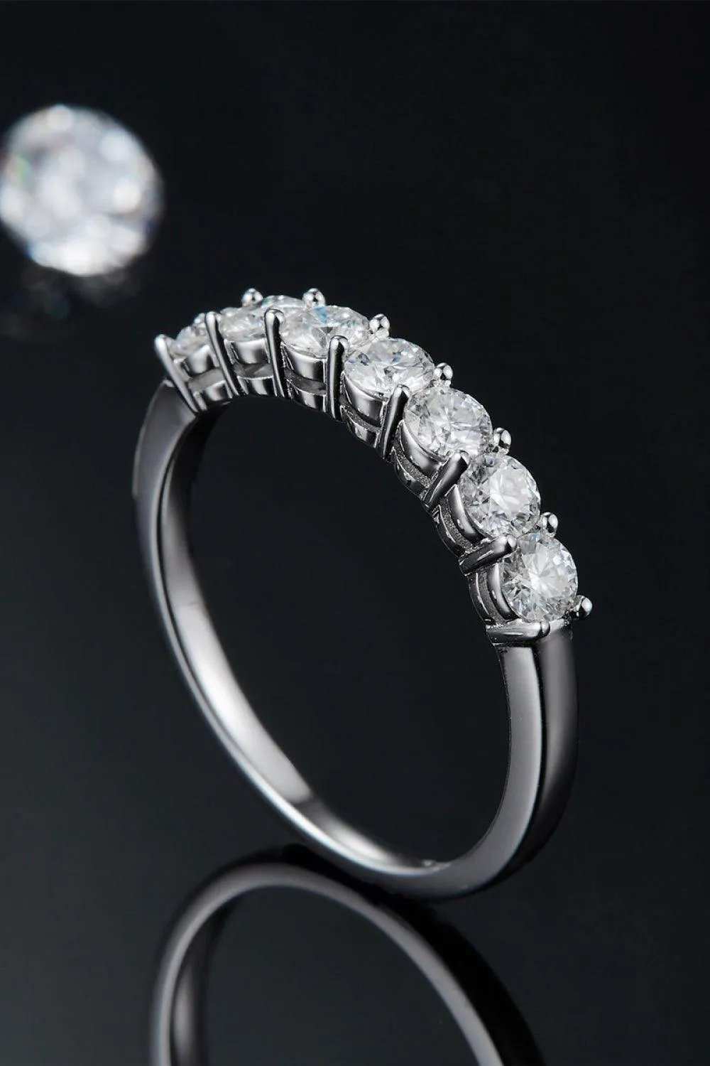 Can't Stop Your Shine Moissanite Platinum-Plated Ring - Trendsi - Flyclothing LLC