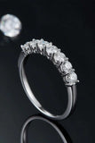 Can't Stop Your Shine Moissanite Platinum-Plated Ring - Trendsi - Flyclothing LLC