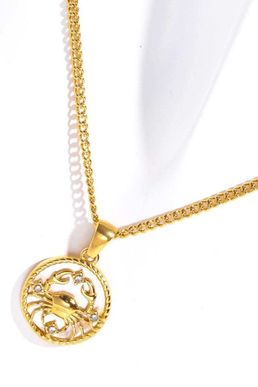 Constellation Pendant Stainless Steel Necklace - Trendsi - Flyclothing LLC