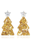 Christmas Tree Acrylic Earrings - Trendsi - Flyclothing LLC