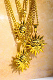 Sun Pendant Copper Necklace - Trendsi - Flyclothing LLC