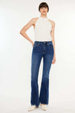 Kancan Cat's Whiskers Raw Hem Flare Jeans - Trendsi - Flyclothing LLC