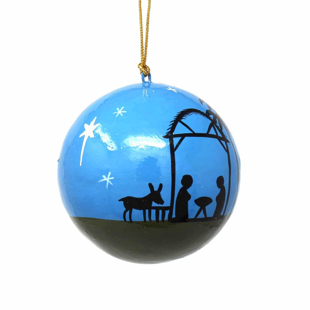 Handpainted Christmas Nativity Ornaments - Pack of 3 - Asha Handicrafts - Flyclothing LLC