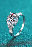 Unpredictable Day 3 Carat Moissanite Ring - Trendsi - Flyclothing LLC