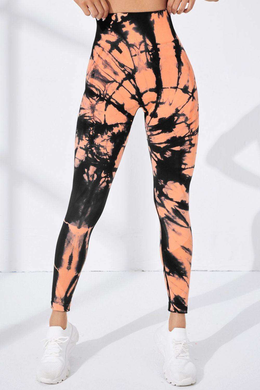 Wide Waistband Long Active Pants - Trendsi - Flyclothing LLC