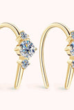 Moissanite 925 Sterling Silver Earrings - Trendsi - Flyclothing LLC
