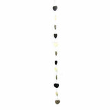 Hand Crafted Felt from Nepal: Hearts Garland, Grey - Global Groove Direct - Flyclothing LLC