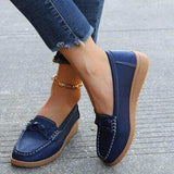 Weave Wedge Heeled Loafers - Trendsi - Flyclothing LLC