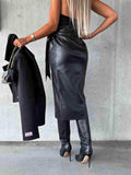 Tied High Waist Skirt - Trendsi - Flyclothing LLC