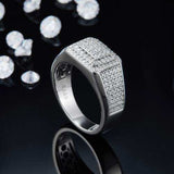 Moissanite 925 Sterling Silver Ring - Trendsi - Flyclothing LLC