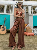 High Waist Wide Leg Pants - Trendsi - Flyclothing LLC