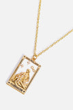 Tarot Card Pendant Stainless Steel Necklace - Trendsi - Flyclothing LLC