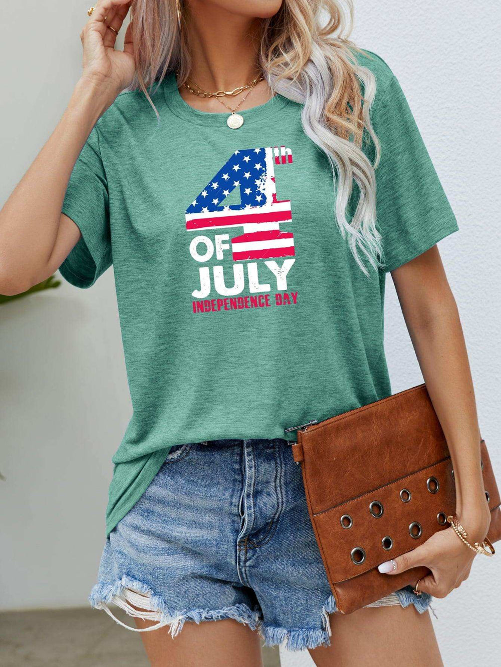 4th OF JULY INDEPENDENCE DAY Graphic Tee - Trendsi - Flyclothing LLC