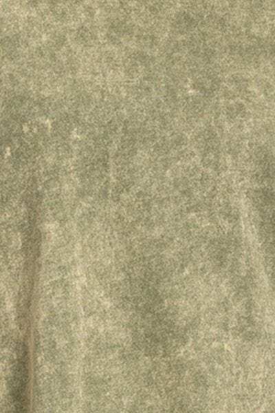 Zenana Heathered Round Neck Short Sleeve Blouse - Trendsi - Flyclothing LLC