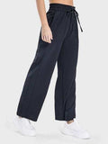 Drawstring Pocketed Active Pants - Trendsi - Flyclothing LLC