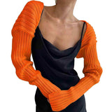 Long Sleeve Knit Bolero - Trendsi - Flyclothing LLC