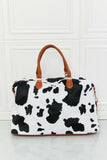 Animal Print Plush Weekender Bag - Trendsi - Flyclothing LLC