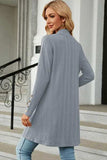 Open Front Long Sleeve Cardigan - Trendsi - Flyclothing LLC
