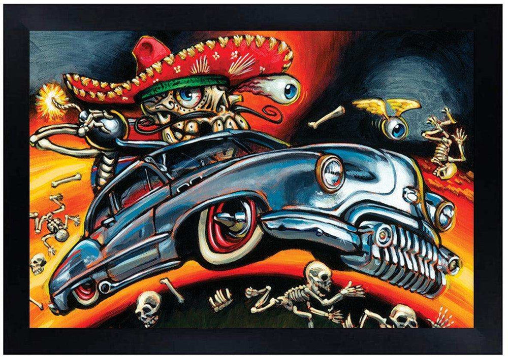 Bigtoe Calavera Custom 12 x 18 Art Print - Bigtoe - Flyclothing LLC