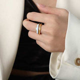 18K Gold-Plated Open Ring - Trendsi - Flyclothing LLC