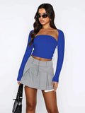 Cutout Raglan Sleeve Bolero and Tube Top - Trendsi - Flyclothing LLC