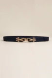 Alloy Buckle Elastic Belt - Trendsi - Flyclothing LLC