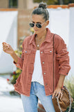 Distressed Raw Hem Denim Jacket - Trendsi - Flyclothing LLC