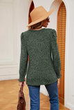 Square Neck Puff Sleeve Top - Trendsi - Flyclothing LLC
