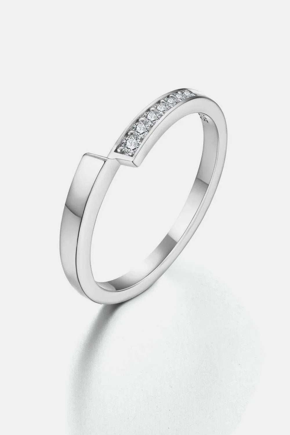 Moissanite 925 Sterling Silver Ring - Trendsi - Flyclothing LLC