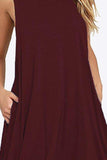 Full Size Round Neck Sleeveless Dress with Pockets - Trendsi - Flyclothing LLC