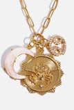 Constellation and Moon Pendant Copper Necklace - Trendsi - Flyclothing LLC