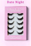 SO PINK BEAUTY Mink Eyelashes 5 Pairs - Trendsi - Flyclothing LLC