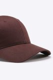Plain Adjustable Cotton Baseball Cap - Trendsi - Flyclothing LLC