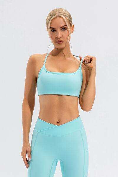 Crisscross Spaghetti Strap Active Cami - Trendsi - Flyclothing LLC