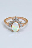 Best Of Me 925 Sterling Silver Opal Ring - Trendsi - Flyclothing LLC