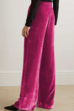 Loose Fit High Waist Long Pants with Pockets - Trendsi - Flyclothing LLC