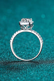 Square Moissanite Ring - Trendsi - Flyclothing LLC