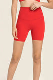Seamless High-Rise Wide Waistband Biker Shorts - Trendsi - Flyclothing LLC