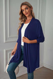 Open Front Long Sleeve Cardigan - Trendsi - Flyclothing LLC