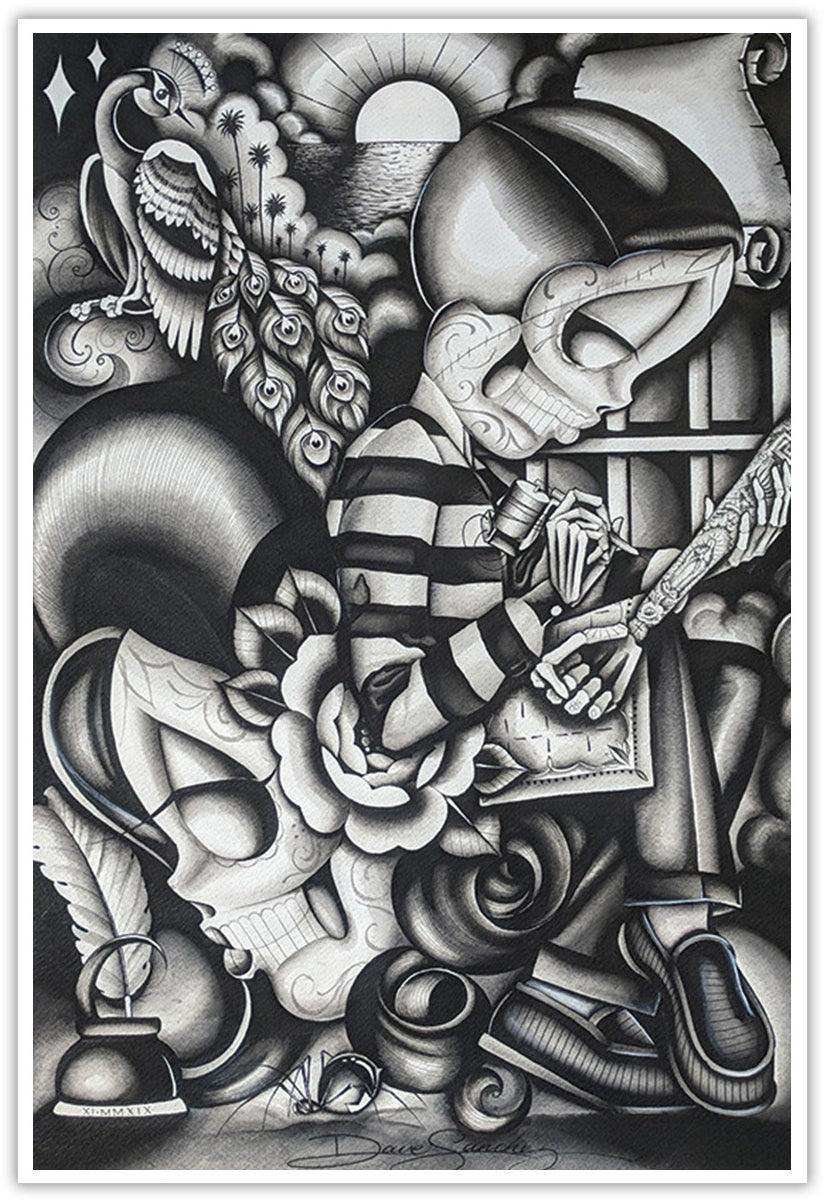 Dave Sanchez Chicano Me Print - Dave Sanchez - Flyclothing LLC