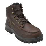 AdTec Men 6" Tumbled Leather Moc Soft Toe Waterproof Work Boots - AdTec