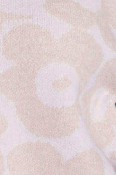 Flower Pattern Turtleneck Long Sleeve Sweater - Trendsi - Flyclothing LLC