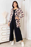 Double Take Printed Button Front Longline Cardigan - Trendsi - Flyclothing LLC