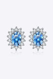 1 Carat Moissanite 925 Sterling Silver Stud Earrings - Trendsi - Flyclothing LLC