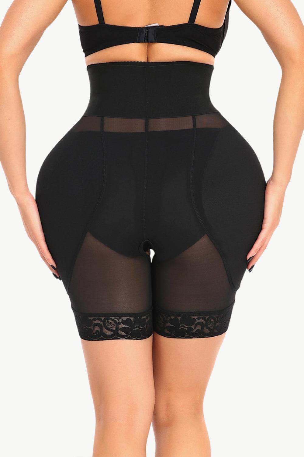 Full Size Breathable Lace Trim Shaping Shorts - Trendsi - Flyclothing LLC
