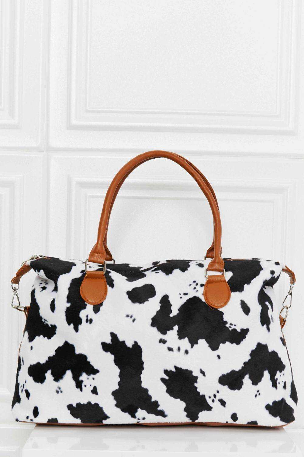 Animal Print Brushed Weekender Bag - Trendsi - Flyclothing LLC